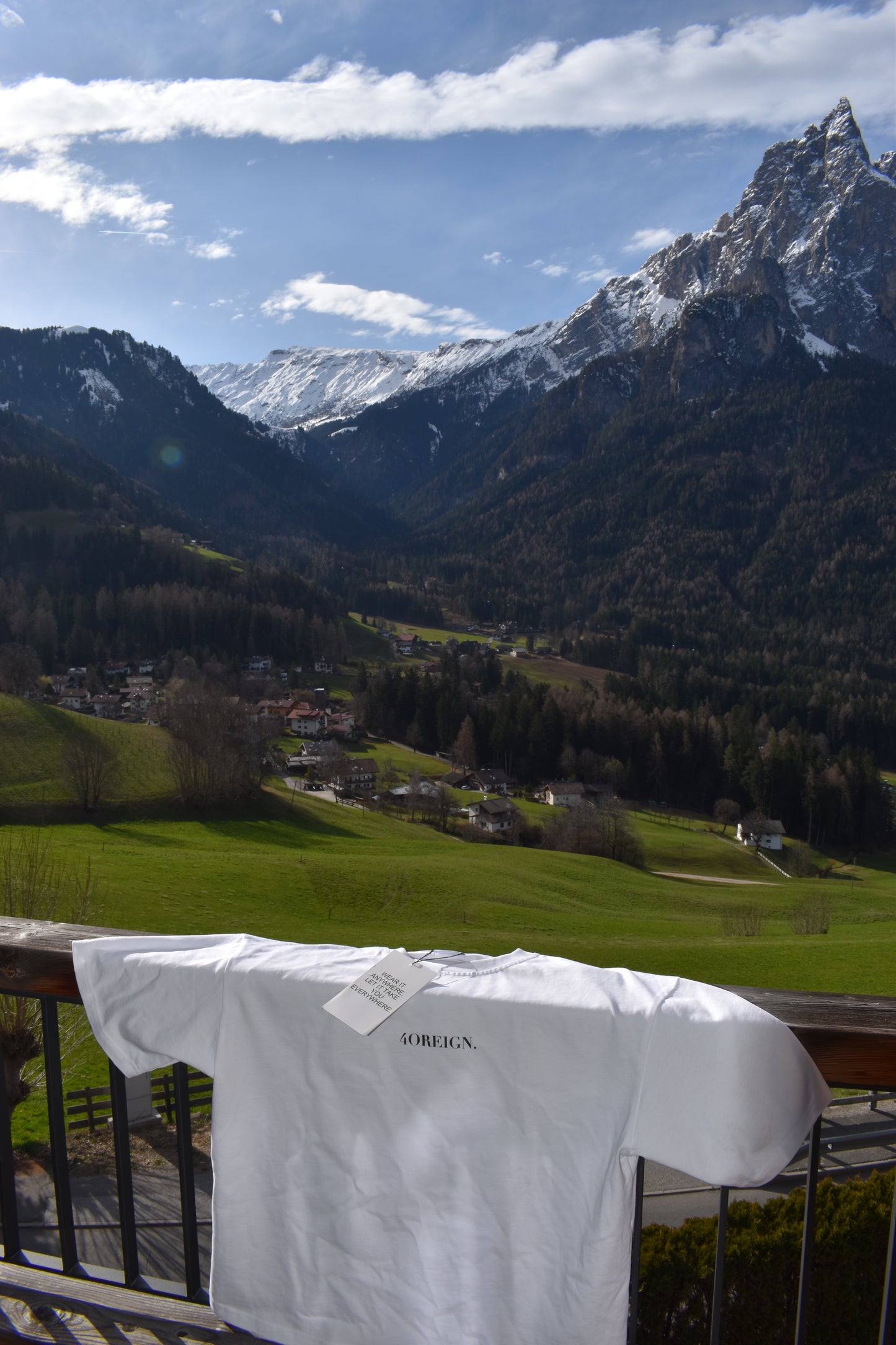 White Boxy 4OREIGN T-Shirt